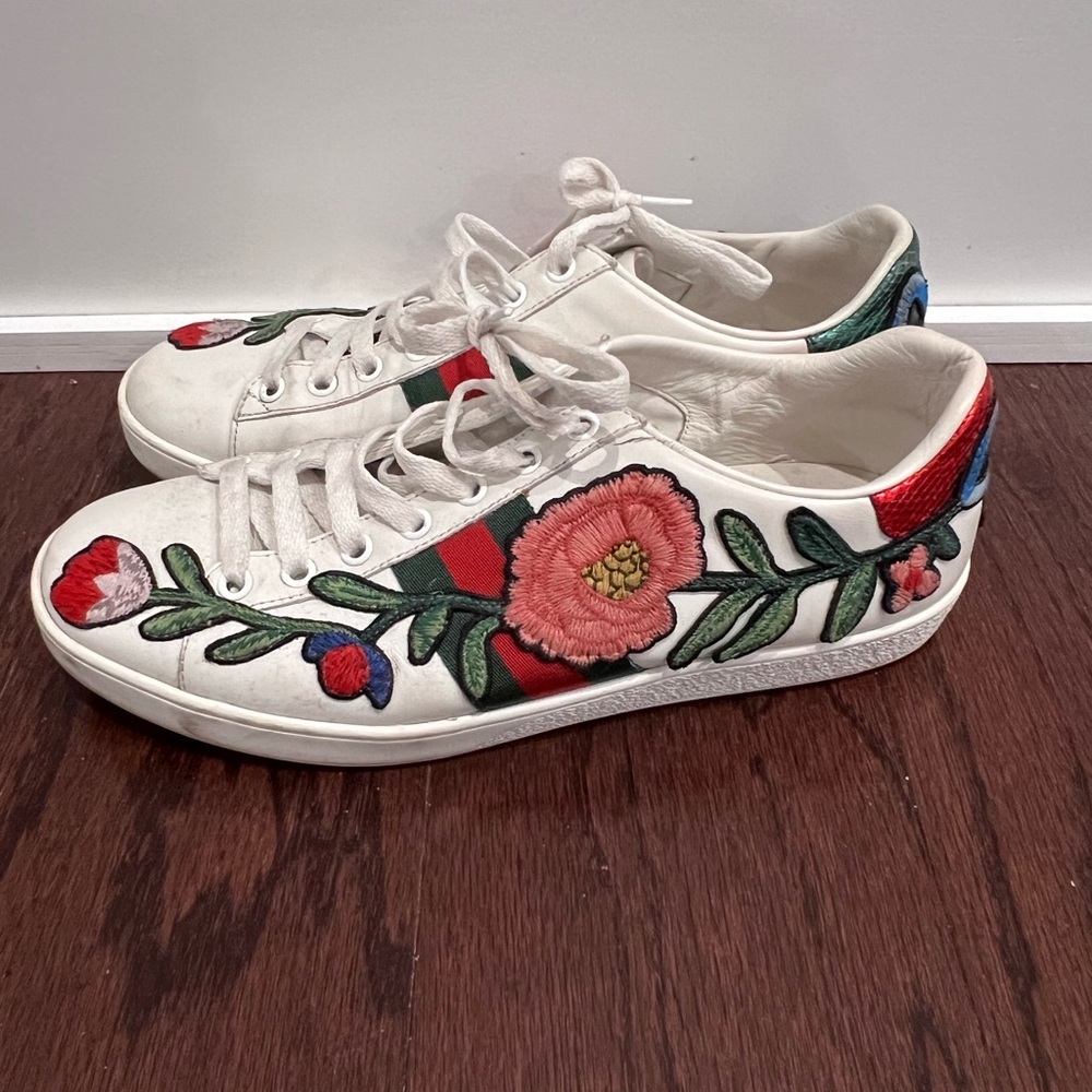 Gucci Floral Sneakers